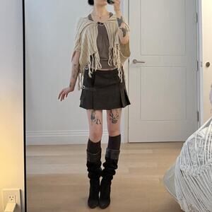 Japanese vintage mori girl layered